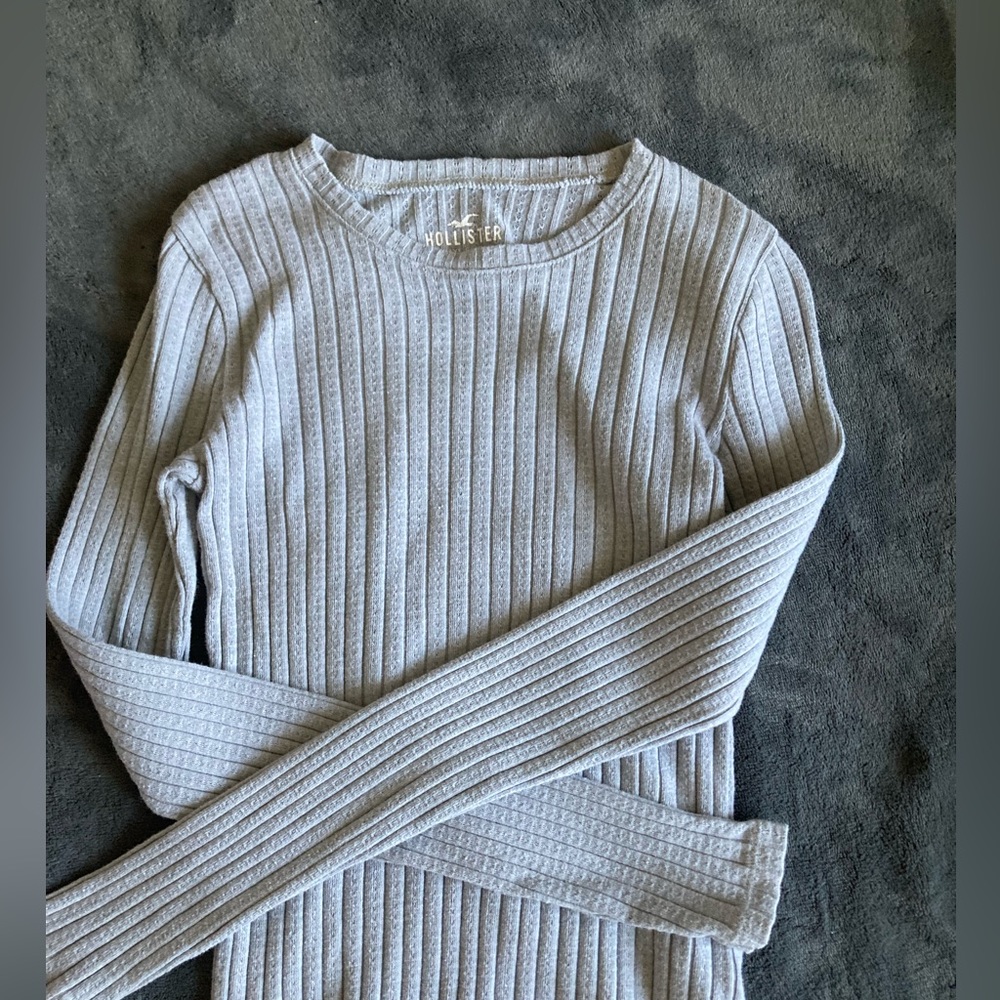 Hollister Ribbed Long Sleeve Shirt